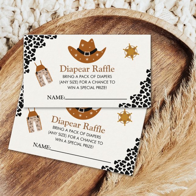 Cartão De Informações A Little Cowboy Is on The Way  (Criador carregado)