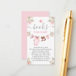 Cartão De Informações A little Cowgirl Baby Shower Girl Books for Baby
