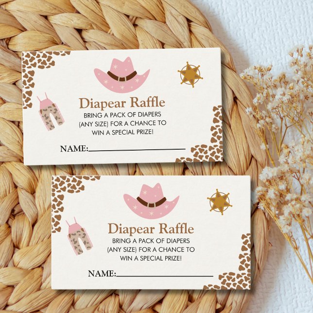 Cartão De Informações A Little Cowgirl Is on The Way  (Criador carregado)