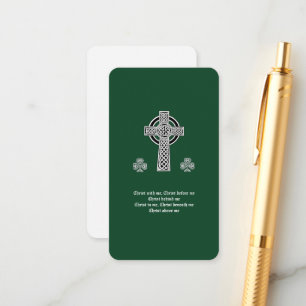 Cartão De Informações A Lorica de Saint Patrick Prayer (curta)