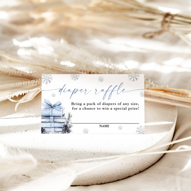 Cartão De Informações A New Chapter Begins Baby Shower, Diaper Raffle (Criador carregado)