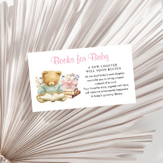Cartão De Informações A New Chapter Begins Books for Baby 