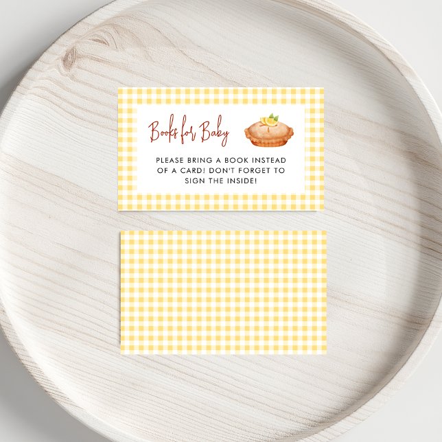 Cartão De Informações A Pequena Torta Cutie está no caminho Livros para  (Criador carregado)