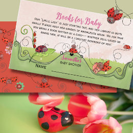 Cartão De Informações A Sweet Little Lady Ladybug  Books for Baby