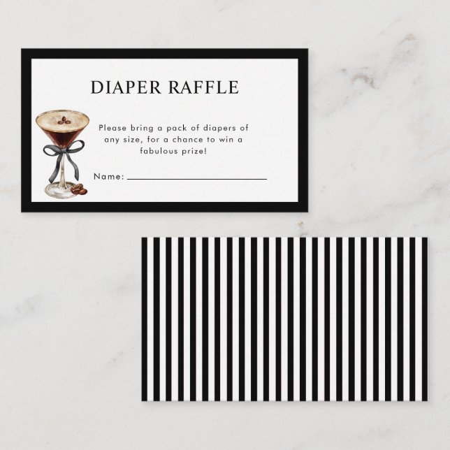 Cartão De Informações A Tini One is on the Way Baby Shower Enclosure  (Frente/Verso)