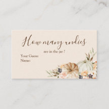 Abóbora de laranja queimada Floral Quantos Undies 