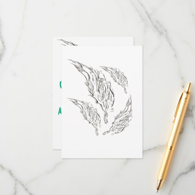 Cartão De Informações abstrato (Frente/Verso In Situ)