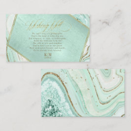 Cartão De Informações Abstrato Agate Wishing well V3 Mint ID827