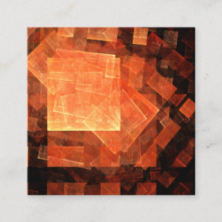 Cartão De Informações Abstrato de Arte da Janela