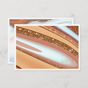 Cartão De Informações Abstrato Glitter Strata Detalhes do SW ID903