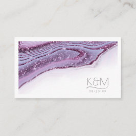 Cartão De Informações Abstrato Glitter Strata Wedding Website Lilc ID903