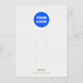 Cartão De Informações Acessório de Cabelo com Logotipo em Suporte de Cou