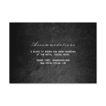 Acomodação de Hotel de Casamento Vip Glam Preto