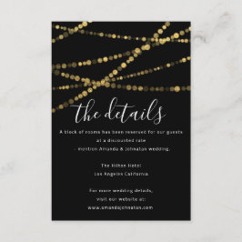 Cartão de Informações Acompanhantes Detalhes do Ca