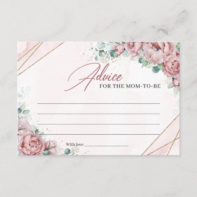 Cartão De Informações Aconselhamento de ouro para eucalipto para a futur (Frente)