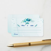 Aconselhamento E Desejos Da Graduação Da Flor Azul