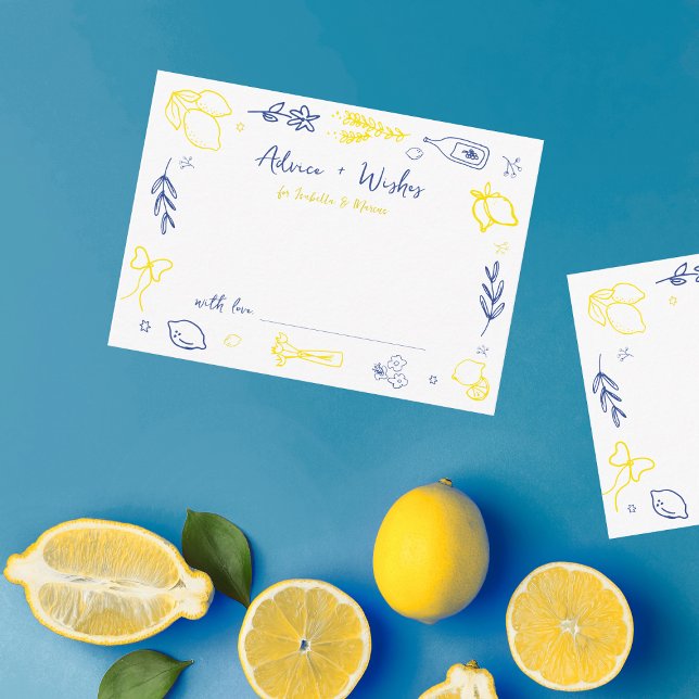 Cartão De Informações Aconselhamento e desejos do Chá de panela italiano (Criador carregado)