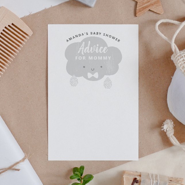 Cartão De Informações Aconselhamento para mamães serem. Desejos de chá d (Criador carregado)