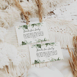 Cartão De Informações Adventure Begin Woodland Deer Baby Boy Chá