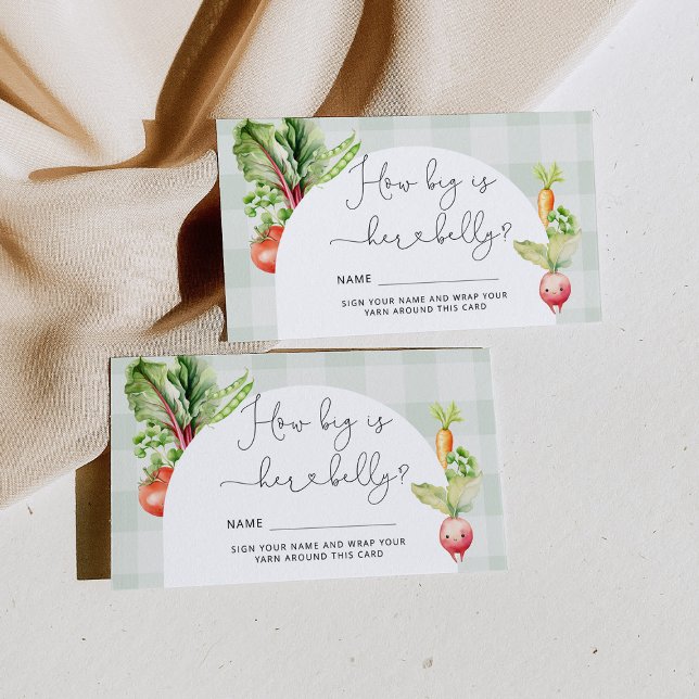 Cartão De Informações Agricultores comercializam legumes como grande bar (Criador carregado)