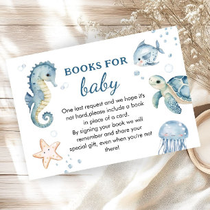 Cartão De Informações Ahoy É um Menino Livro de Chuvinha de Bebê