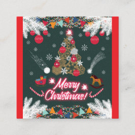 Cartão De Informações Alegria Eterna do Natal