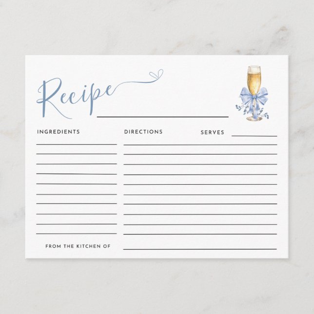 CARTÃO DE INFORMAÇÕES ALGO AZUL ANTES QUE EU RECEBA (Frente)