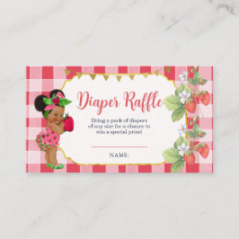 Cartão De Informações Alguém Berry Sweet Fralda Raffle