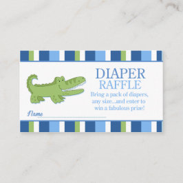 Cartão De Informações Alligador / Fralda do crocodilo Raffle