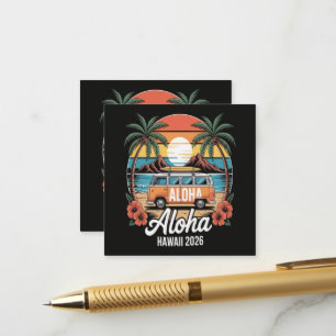 Cartão De Informações Aloha Havaí 2026