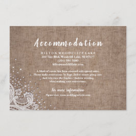 Cartão De Informações Alojamento russo e de relva de madeira