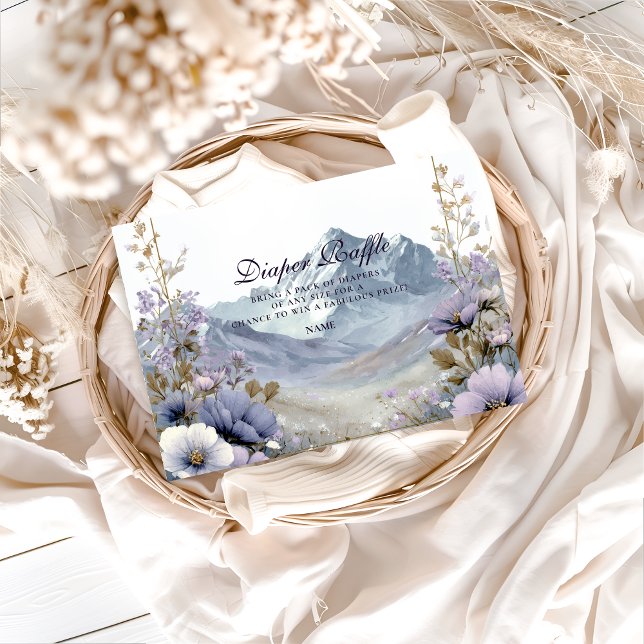 Cartão De Informações Alpine Bloom Serenity Diapper Raffle  (Criador carregado)