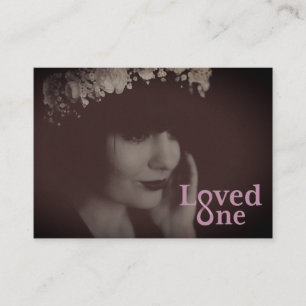 Cartão De Informações Amada uma memória/obituário