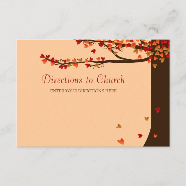 Cartão De Informações Amar Pássaros Caindo Cardíacos Carta (Frente)