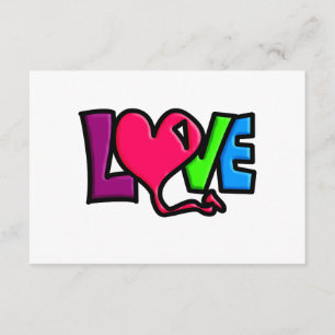 Cartão De Informações Amor