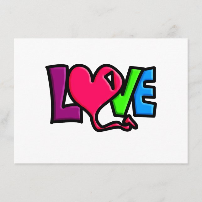 Cartão De Informações Amor (Frente)