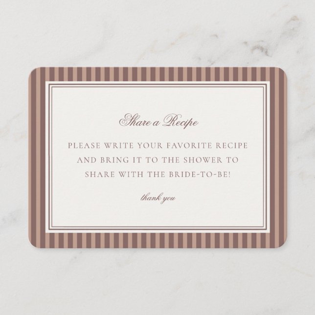 Cartão De Informações Amor de Martini de Espresso Brewing Compartilhe Re (Frente)