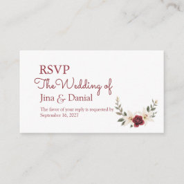 Cartão De Informações Amor eterno