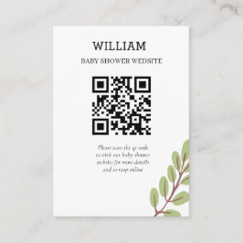 Cartão De Informações Animais da Floresta