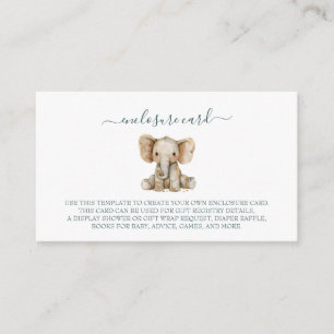 Cartão De Informações Animais Selvagens Selvagens Selvagens Cutes