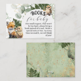 Cartão De Informações Animal da floresta Greenerescência Forest Book par