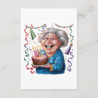 Aniversário da Vovó com Grande Sorriso