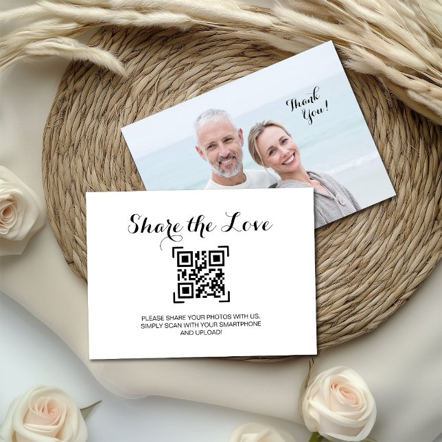 Cartão De Informações Aniversário do 25 de Prata Compartilhe o Amor (Criador carregado)