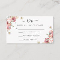 Annabeth RSVP Placa de gabinete do folheto