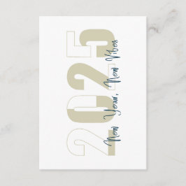 Cartão De Informações Ano Novo, Novo Vibe