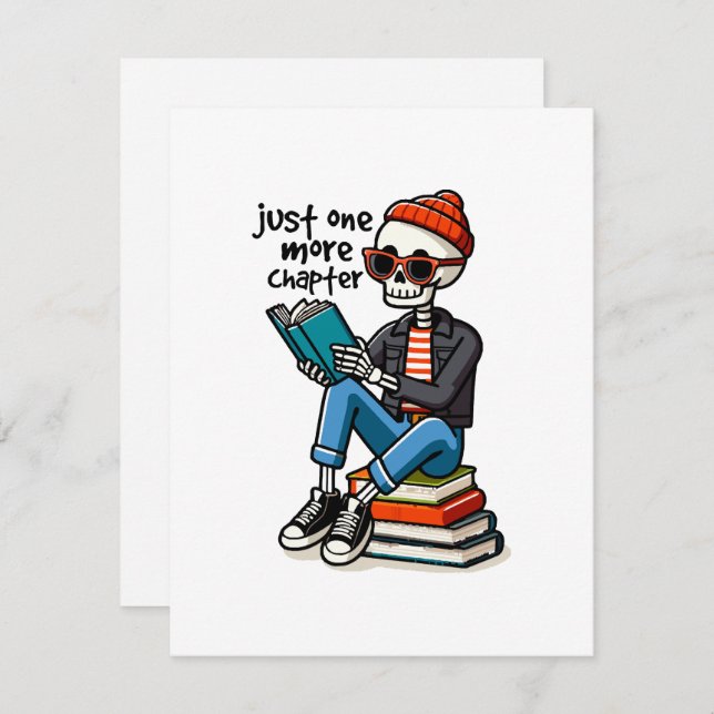 Cartão De Informações Apenas Mais Um Capítulo (Frente/Verso)