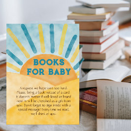 Cartão De Informações Aqui Vem o Livro de Brilho do Sol do Filho Jogo de