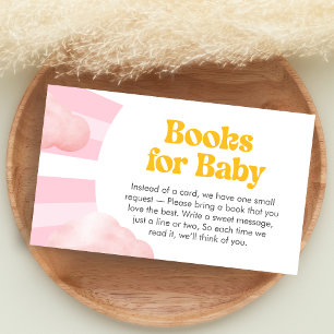 Cartão De Informações Aqui Vem o Sol Chuvas de Bebê Livros para Bebê