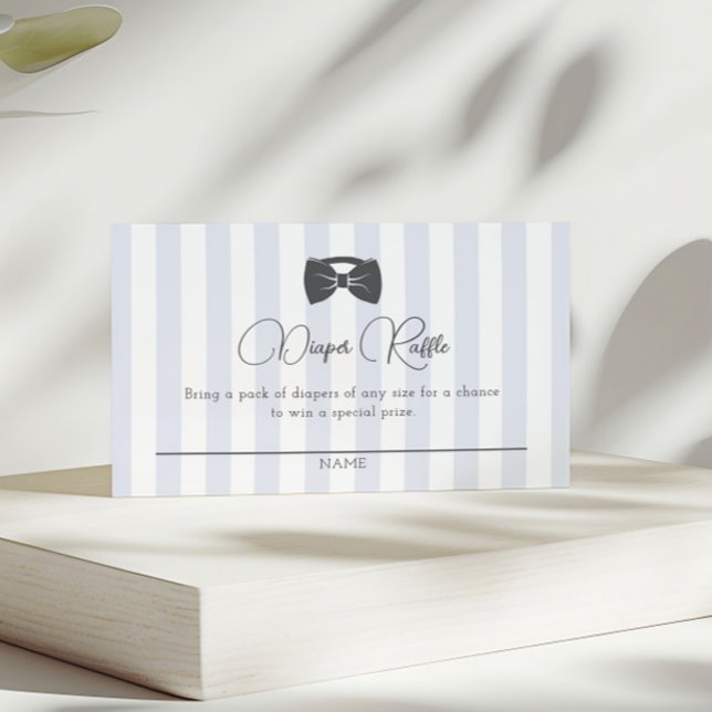 Cartão De Informações Arco Vadia Oh Chá de fraldas Raffle (Criador carregado)