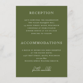 Cartão De Informações Arranjo Verde De Arenque Para Pesca Exterior